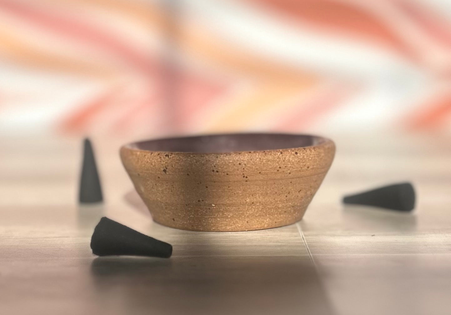 Smoky Purple Cone Incense Holder