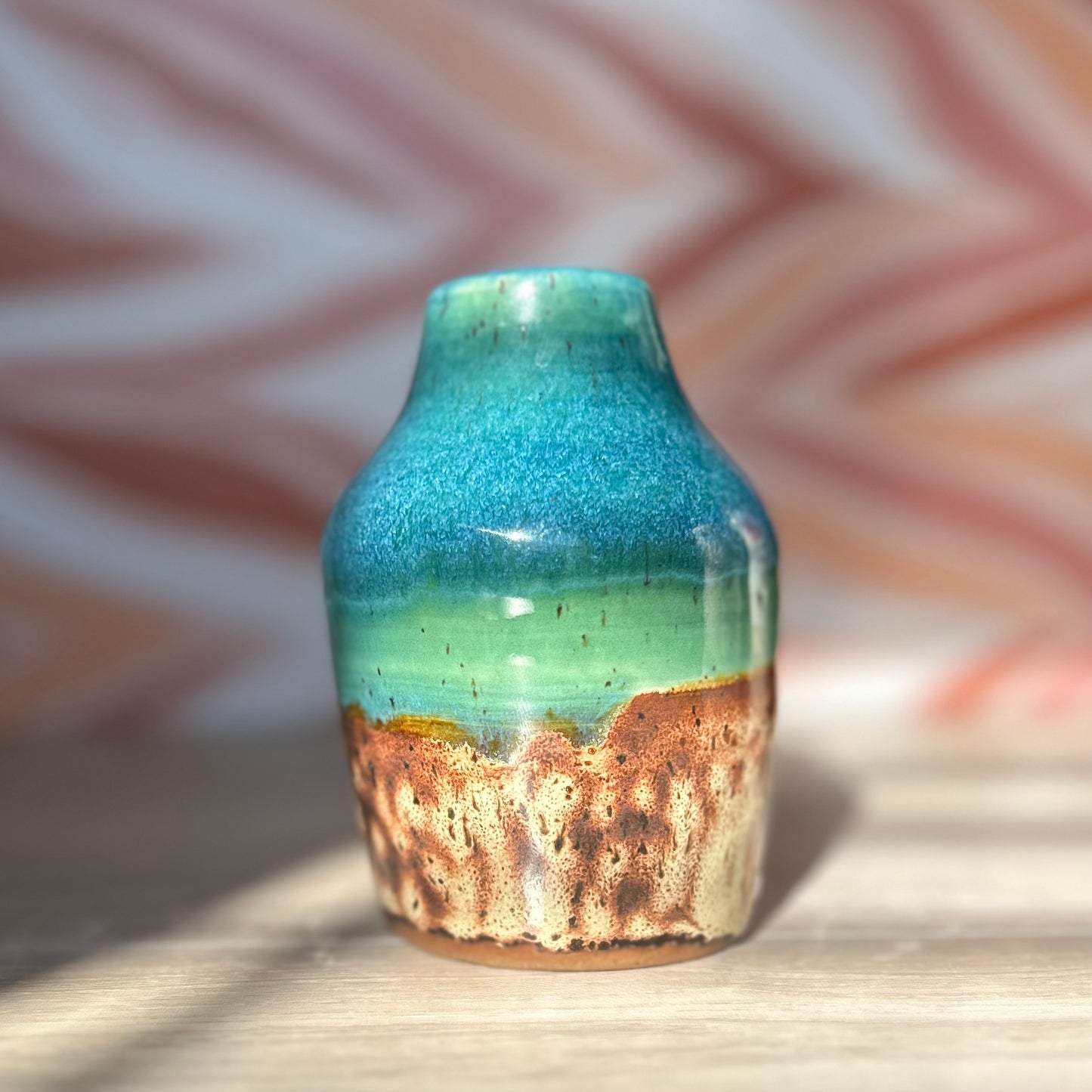 Tri-Color Mini Vase