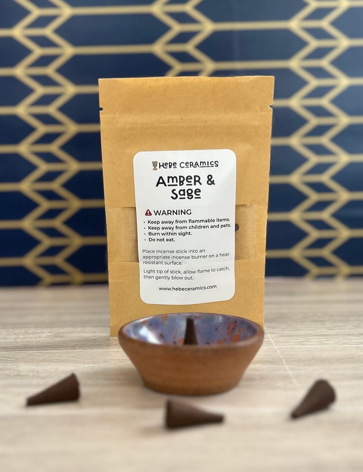 Amber & Sage Incense