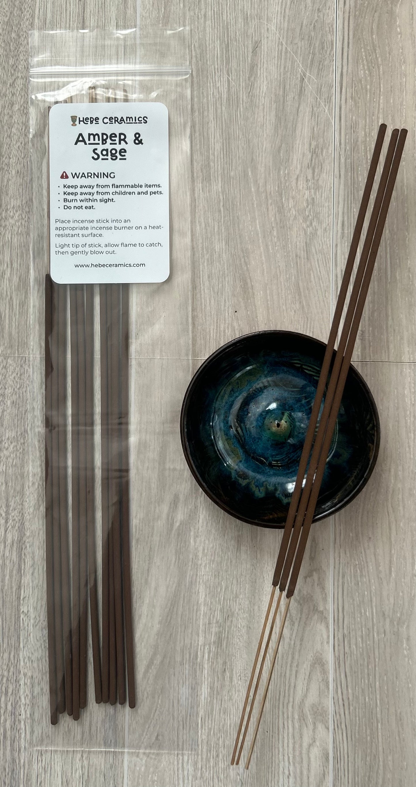 Amber & Sage Incense